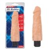 Żelowy wibrator jak prawdziwy penis cielisty 23 cm