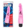 Żelowy wibrator jak prawdziwy penis różowy 22 cm