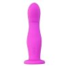 Krzywy fioletowy wibrator penis do punktu G Burst 18cm