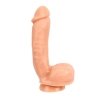 Naturalny penis dildo z przyssawką cielisty 22 cm