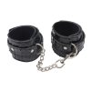 Kajdanki erotyczne skórzane czarne Surrender Ankle Restraints