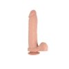 Duży penis dildo na przyssawce z jądrami Fantasies Grabber