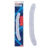 Podwójne przeźroczyste dildo 32 cm