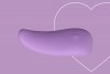 Wibrator języczek do łechtaczki i sutków ThrillLeaf violet