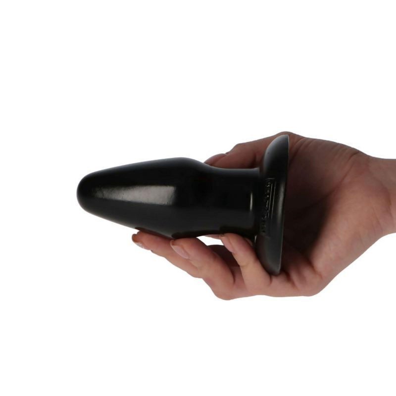 Czarny stożkowy plug analny wtyczka korek na przyssawce