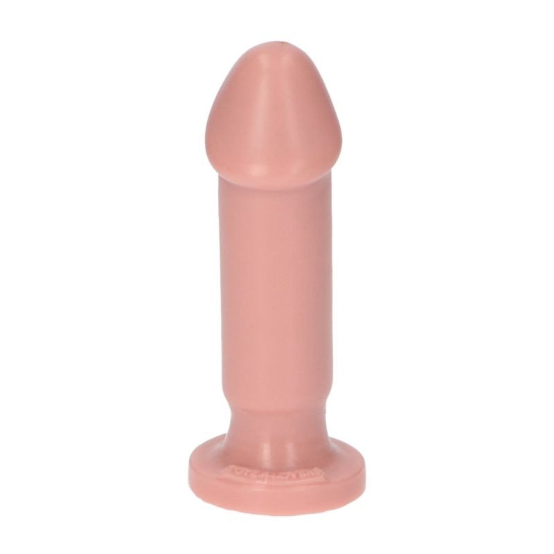 Korek analny dildo na przyssawce cielisty 10 cm