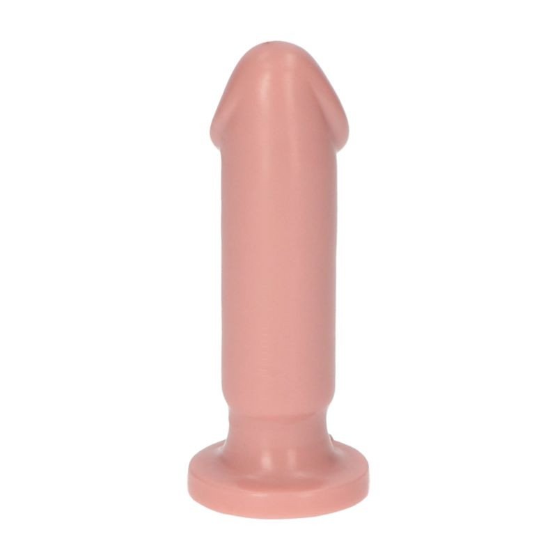 Korek analny dildo na przyssawce cielisty 10 cm