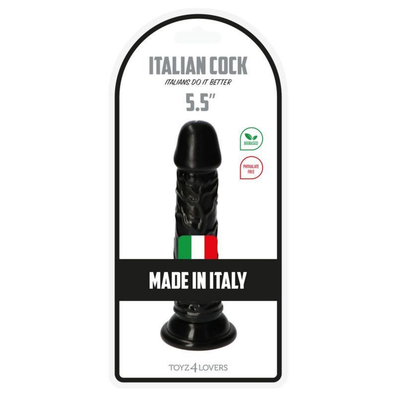 Dildo z przyssawką bez jąder małe 14 cm