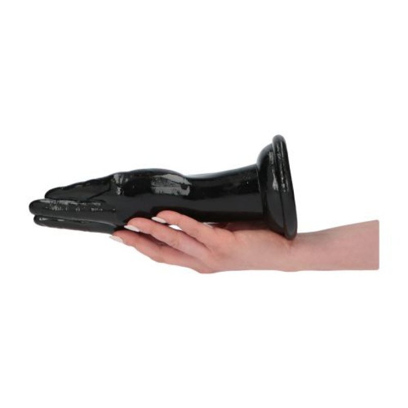 Czarna ręka do fistingu dildo 24 cm
