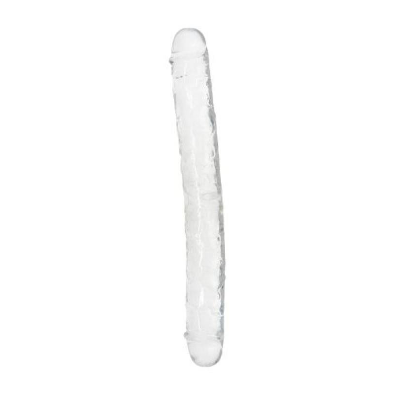Długie podwójne realistyczne lesbijskie dildo 43 cm