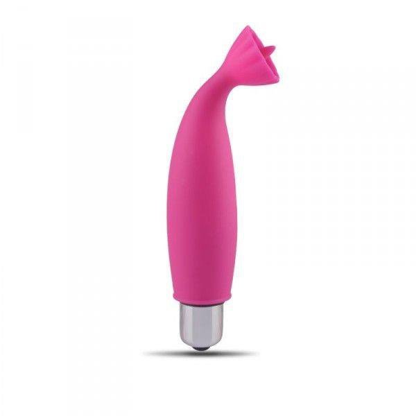 Mini wibrator stymulator łechtaczki z języczkiem