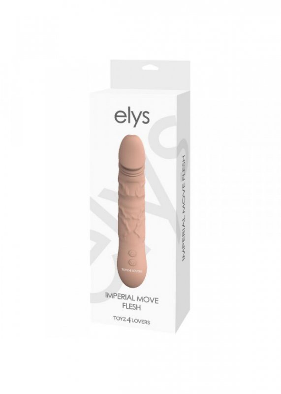 Realistyczne wibrujące dildo silikonowe punt g Elys 22,5 cm