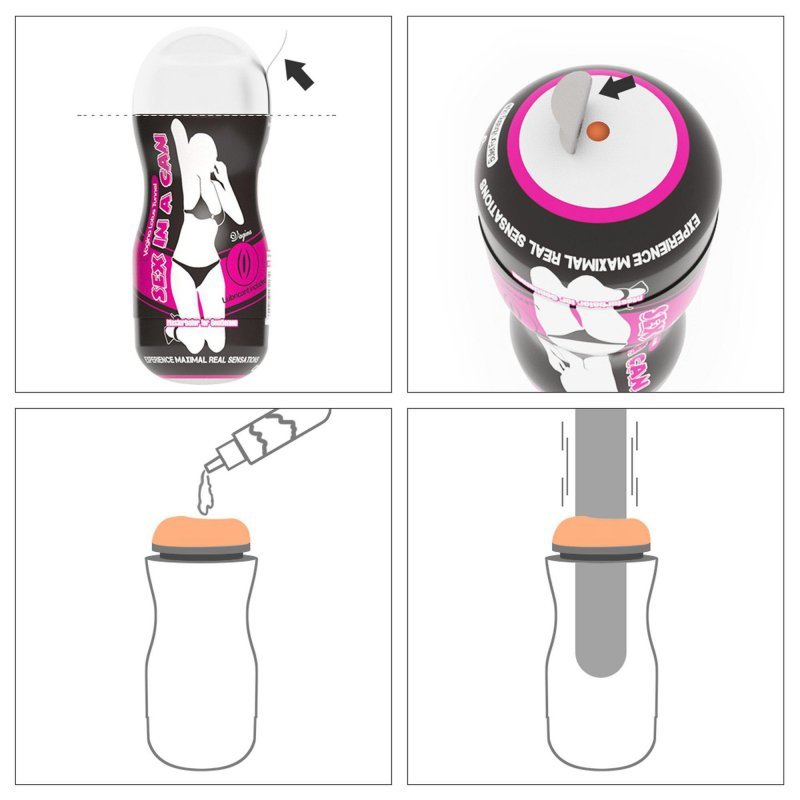 Masturbator pochwa Sex In A Can Vagina Lotus Tunnel Flesh