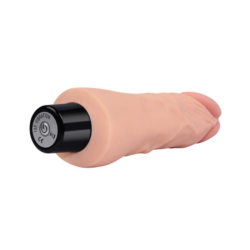 Naturalny wibrator miękki penis 17,8 cm