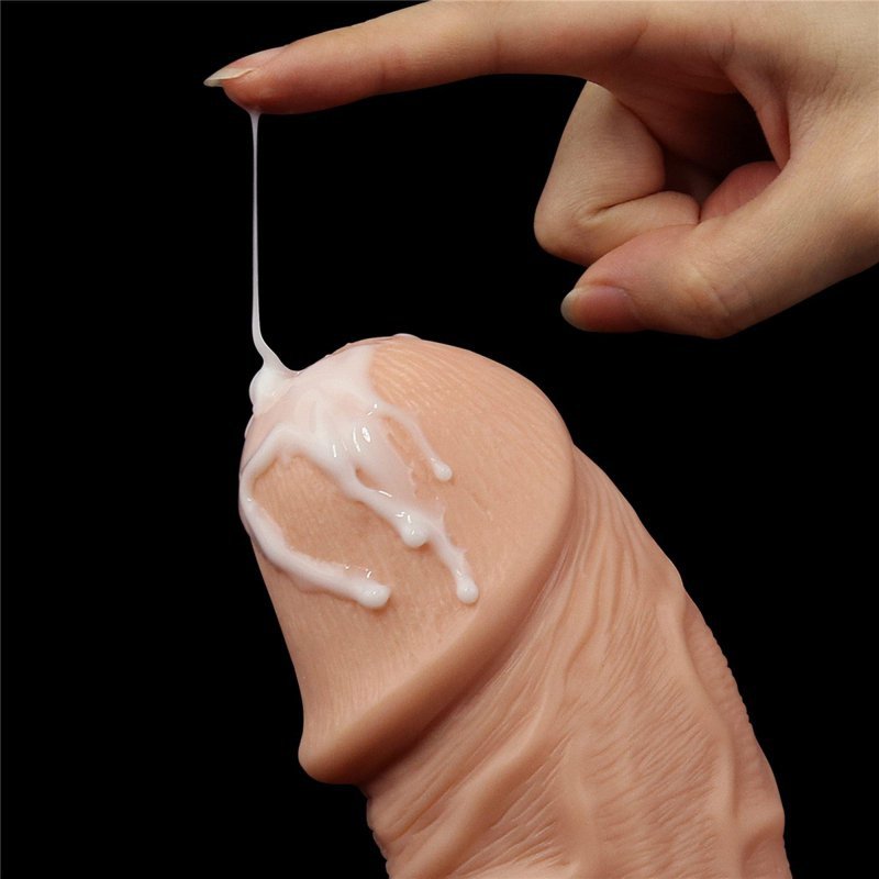 Krzywe żylaste dildo na pryssawce Lovetoy 24 cm