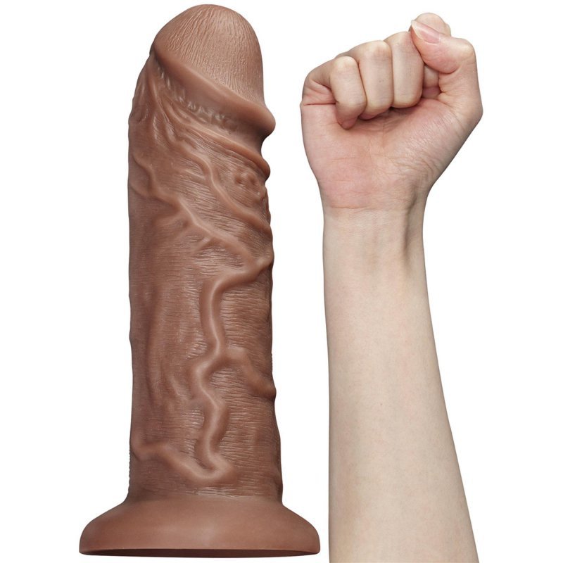 Realistyczne żylaste dildo na pryssawce Lovetoy 26,7 cm