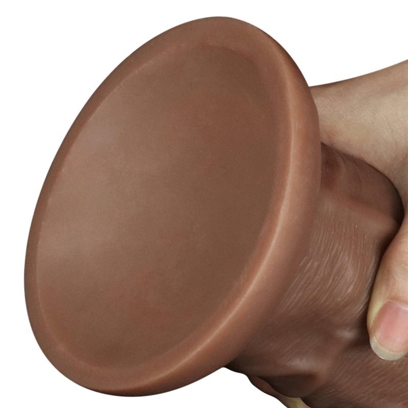 Grube żylaste dildo wibrujące z przyssawką 26,7 cm
