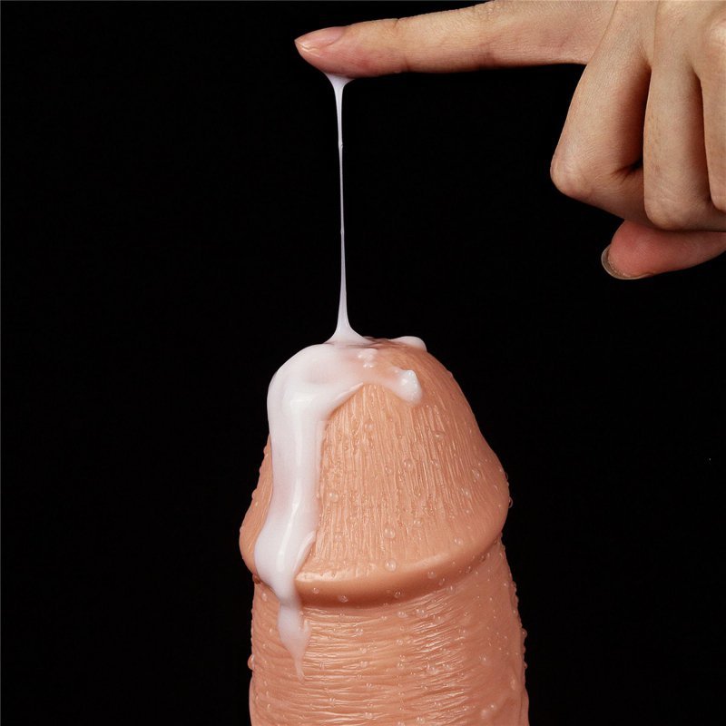 Realistyczne żylaste dildo wibrujące 28 cm