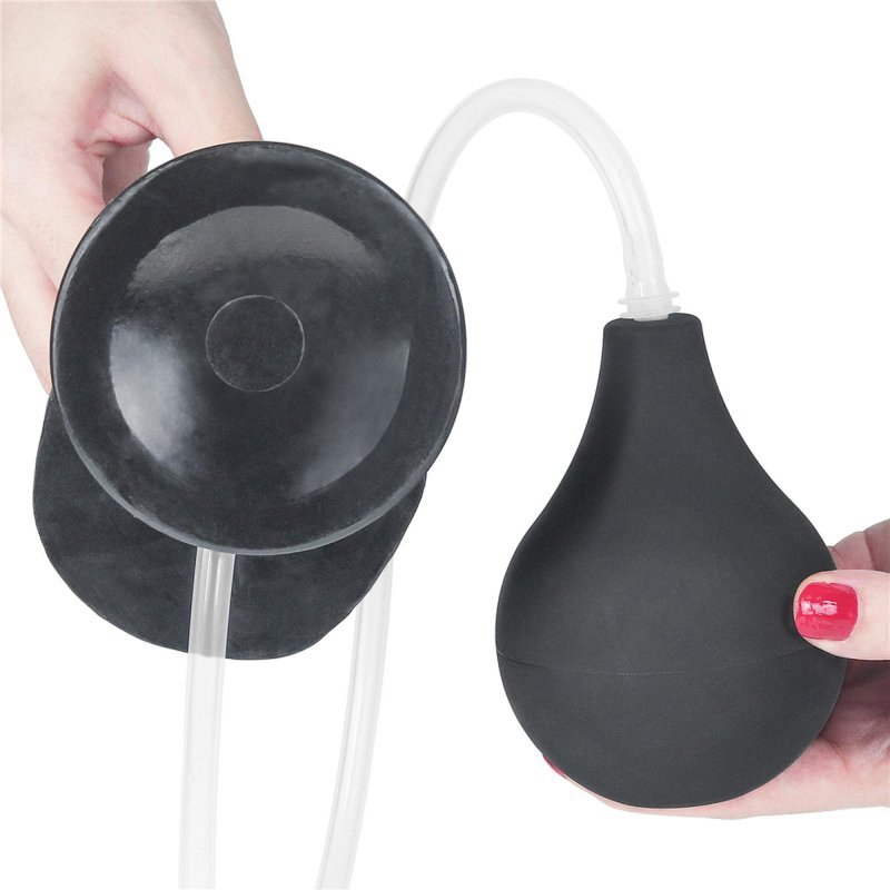 Dildo z wytryskiem Squirt Extreme Dildo - Black 27cm