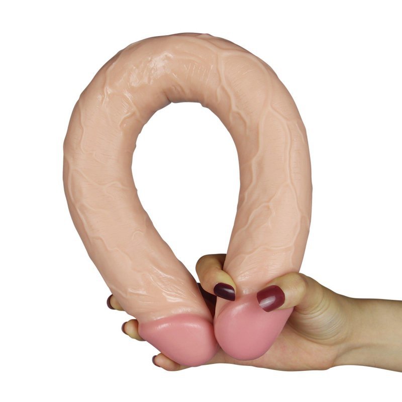 Dildo King size podwójne Realistic Slim Ultra Double Dildo 43cm