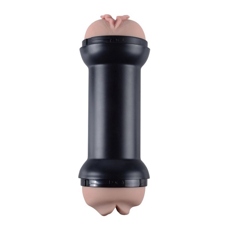 Training master double side stroker mouth and pussy