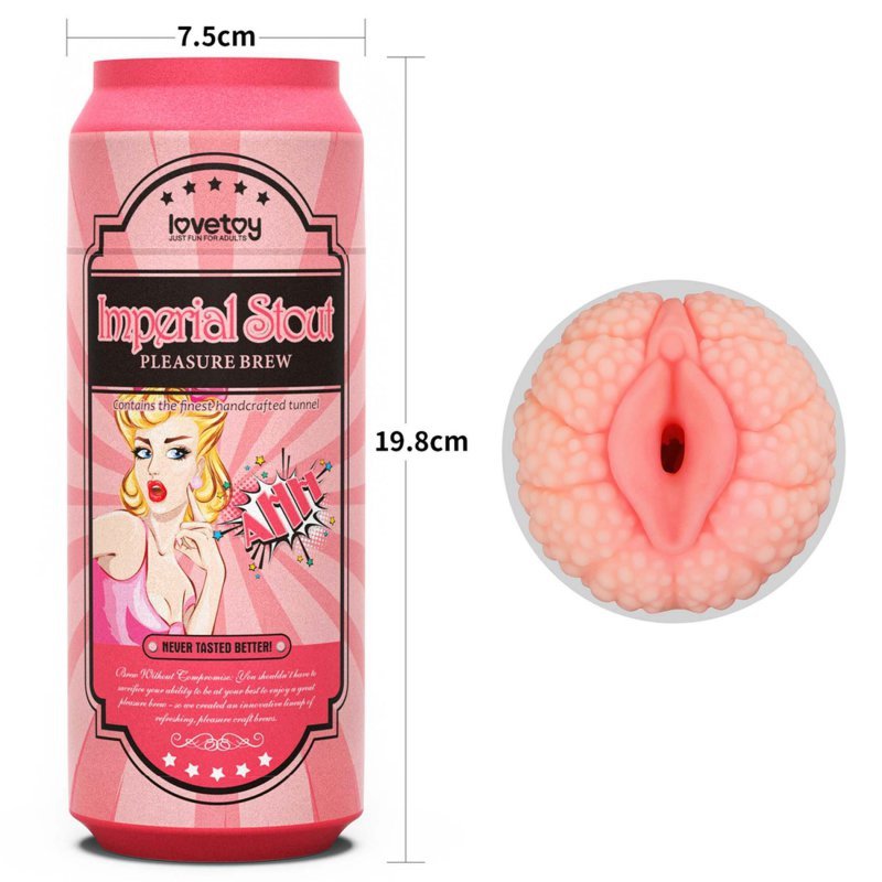 Masturbator analny Pleasure Brew Puszka piwa Imperial Stout