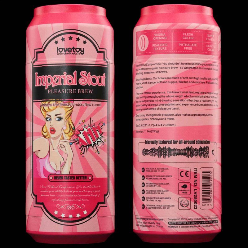 Masturbator analny Pleasure Brew Puszka piwa Imperial Stout