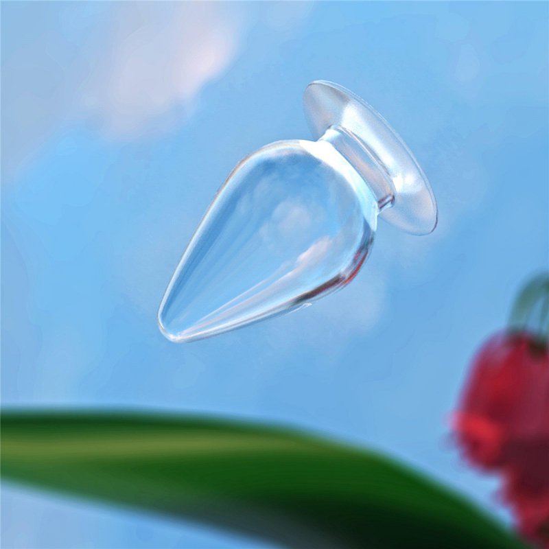 Flawless clear anal plug 4.5''