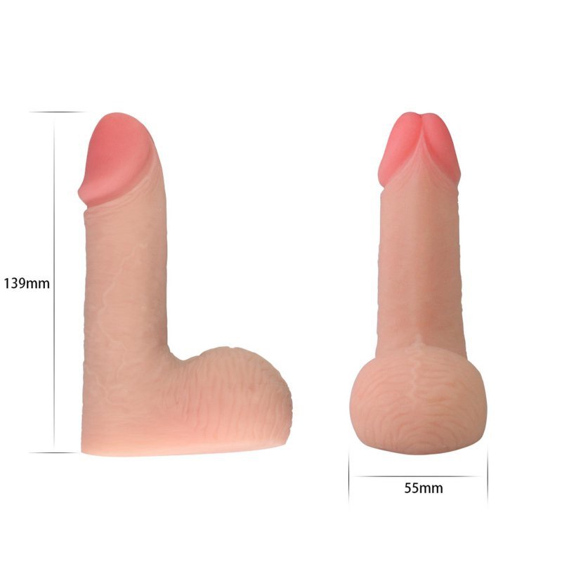 Miękki penis dildo Skinlike Limpy Cock 13cm