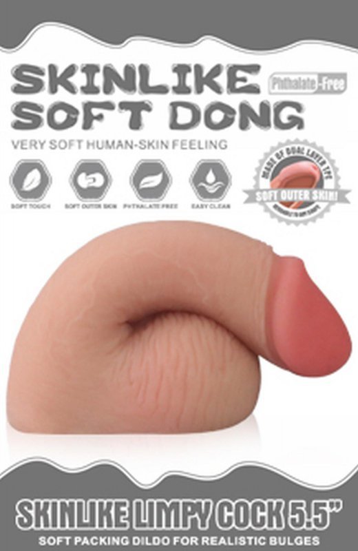 Miękki penis dildo Skinlike Limpy Cock 13cm