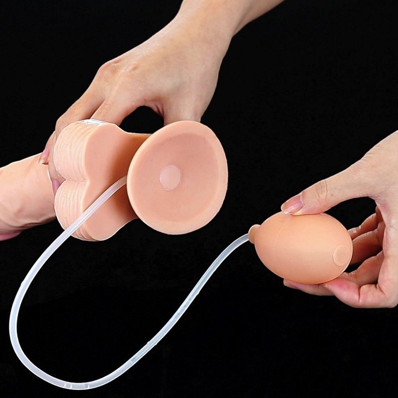 Realistyczne dildo z wytryskiem spermy 9&quot;