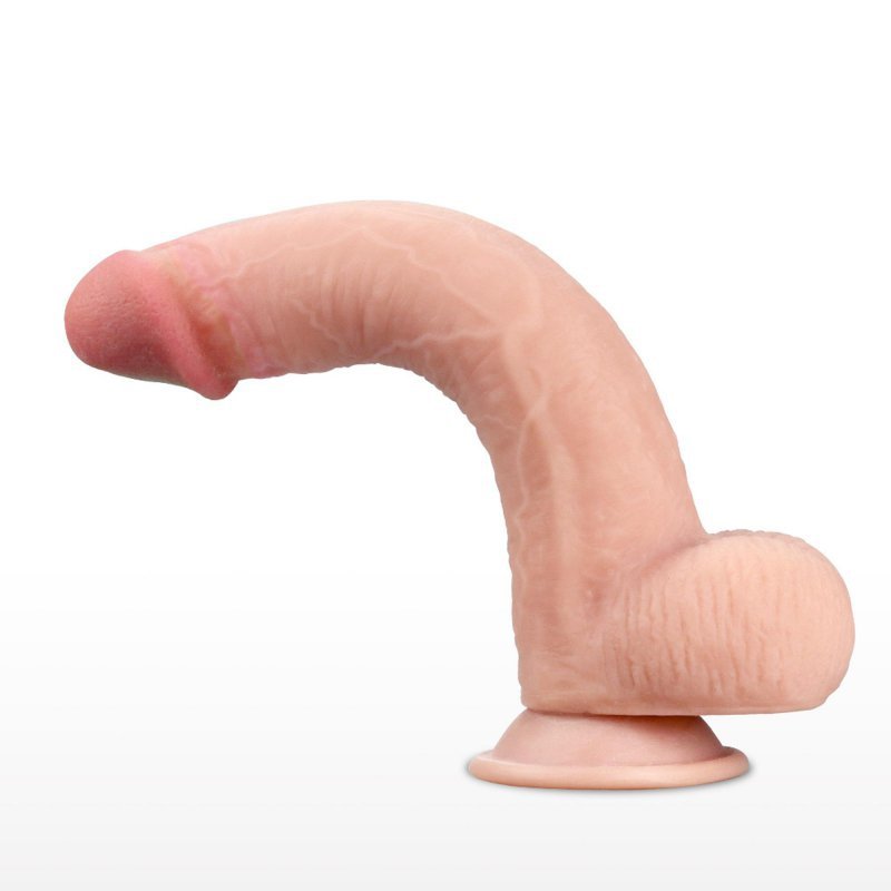 Dildo realistyczne z ruchomą skórą 9'' 