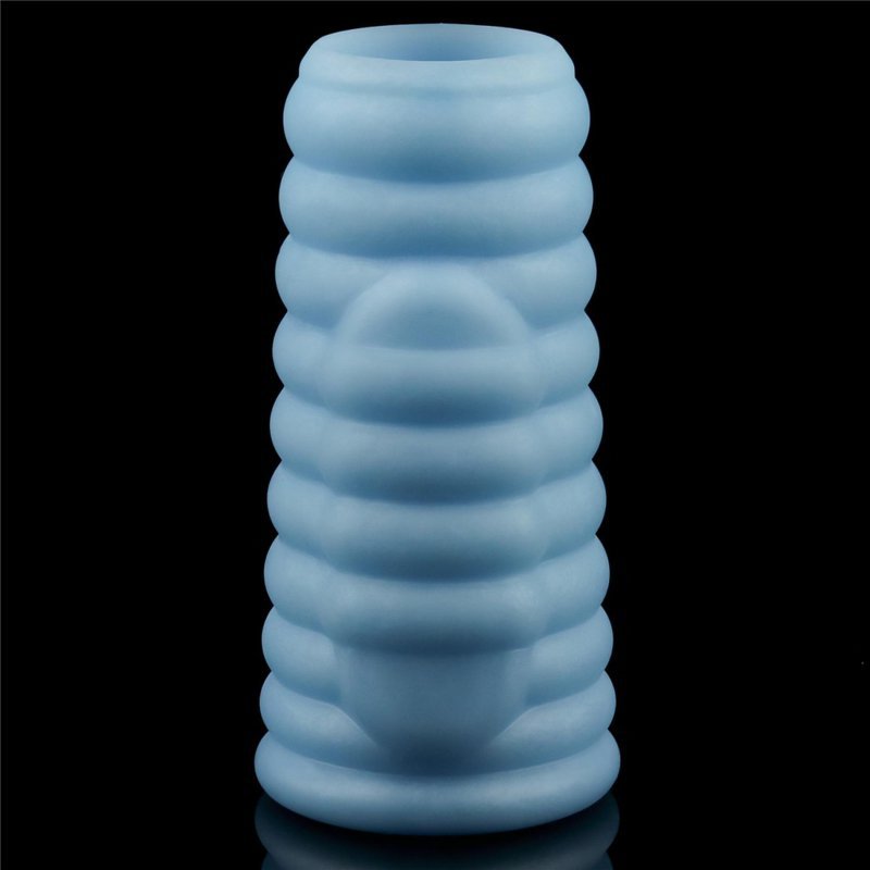 Wibrujący kołnierz na penisa Vibrating Wave Knights Ring (Blue)