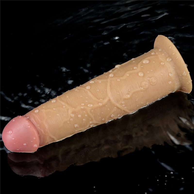 Wibrator rotacyjny dildo na przyssawce  20 cm