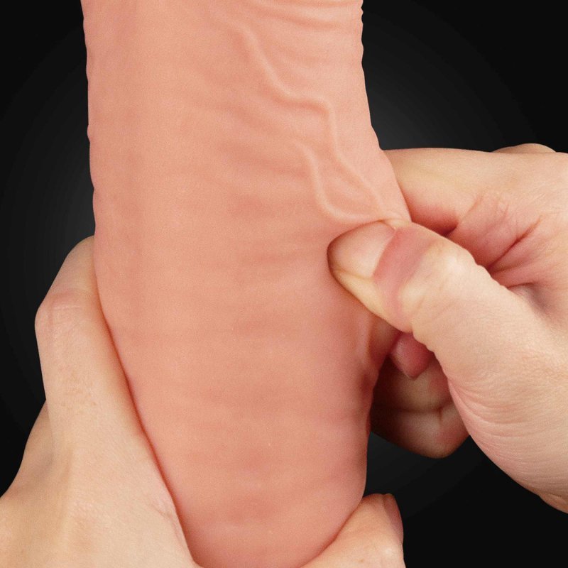 Ekskluzywny penis dildo Lovetoy podwójny silikon 30,5 cm