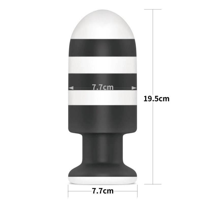 Bardzo duży gruby korek analny 7,5cm grubości X-Missioner 