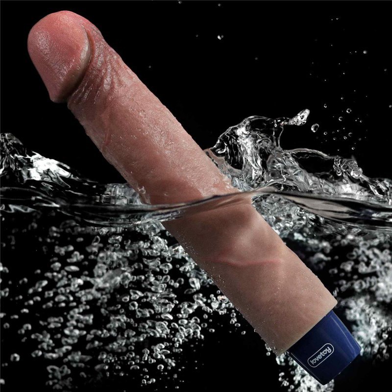 Realistyczne wibrujące dildo jak prawdziwy penis 23 cm