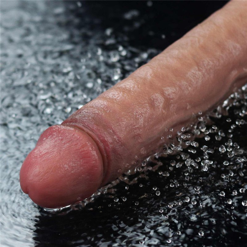 Realistyczne wibrujące dildo jak prawdziwy penis 24 cm