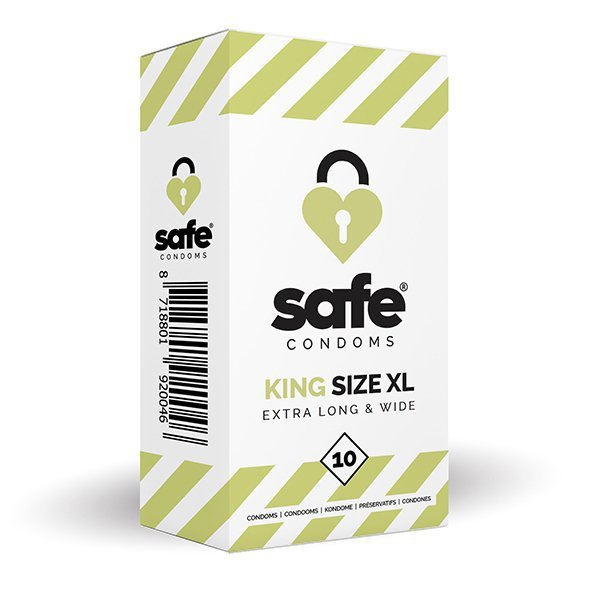Prezerwatywy Safe Condoms King Size XL 10 sztuk