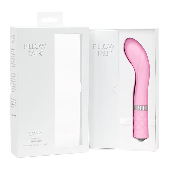 Zakrzywiony wibrator do punktu g Pillow Talk Sassy G-Spot różowy
