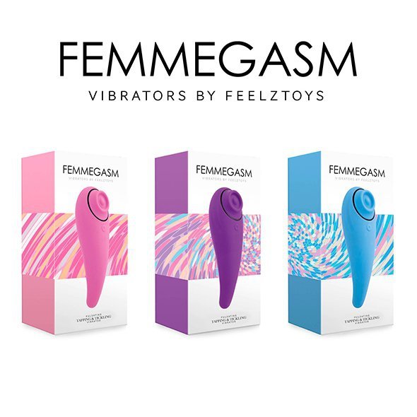 Wibrujący masażer łechtaczkowy FeelzToys FemmeGasm fiolet