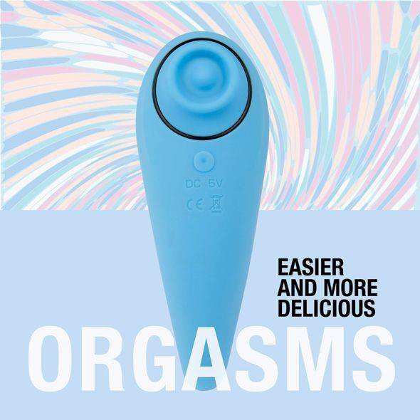 Wibrujący masażer łechtaczkowy FeelzToys FemmeGasm błękit