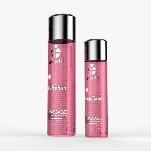 Swede balsam do masażu erotycznego musujące wino z truskawką 60 ml