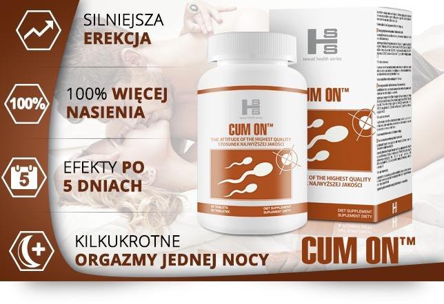 Tabletki zwiększające wytrysk Cum On 30 TABL