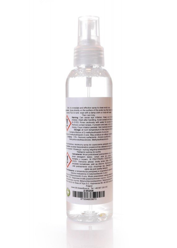 Spray do czyszczenia zabawek erotycznych Toy Cleaner 150 ml. B - Series