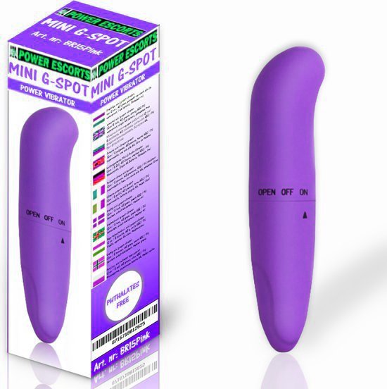 Dyskretny mini wibrator do punktu G fioletowy