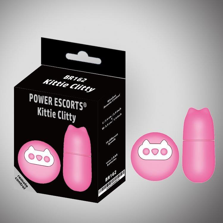 Wibrujące jajko do pochwy z pilotem Kittie Clitty Remote Controle