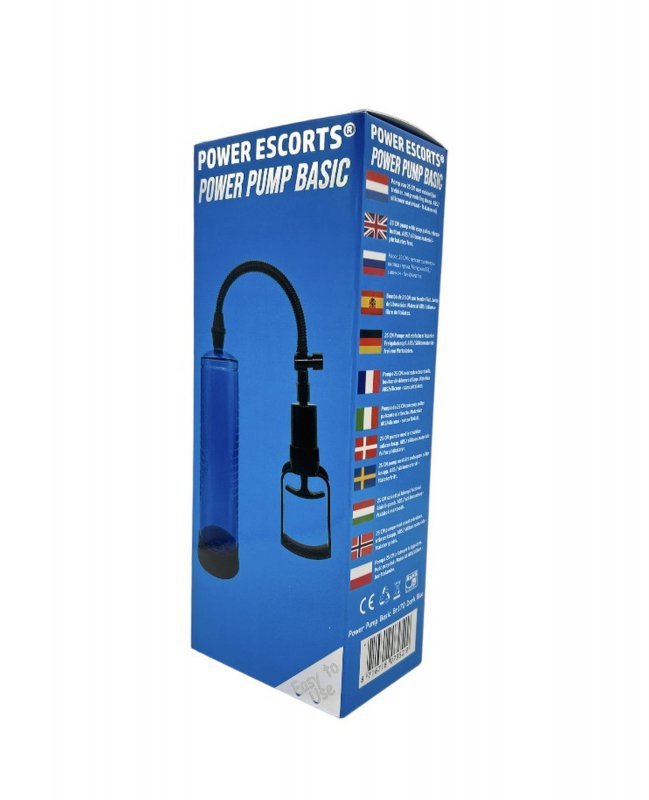 Power Escorts – power pump basic – penis pump – dark blue