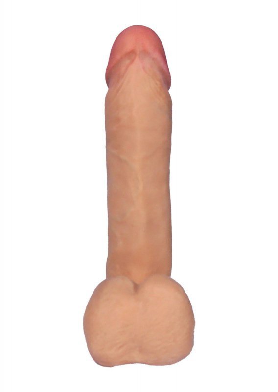 Realistyczny wibrator sztuczny penis z pilotem 17,8 cm
