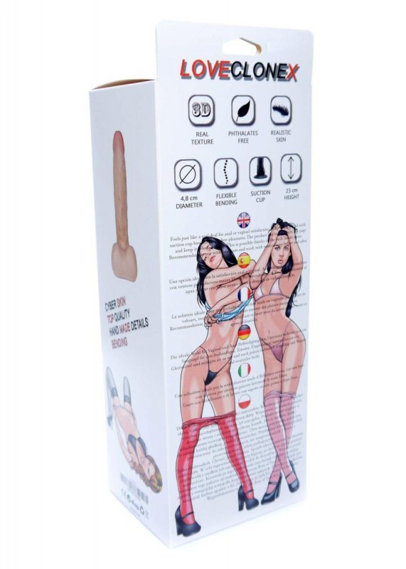 Miękki realistyczny penis dildo przyssawka 20cm